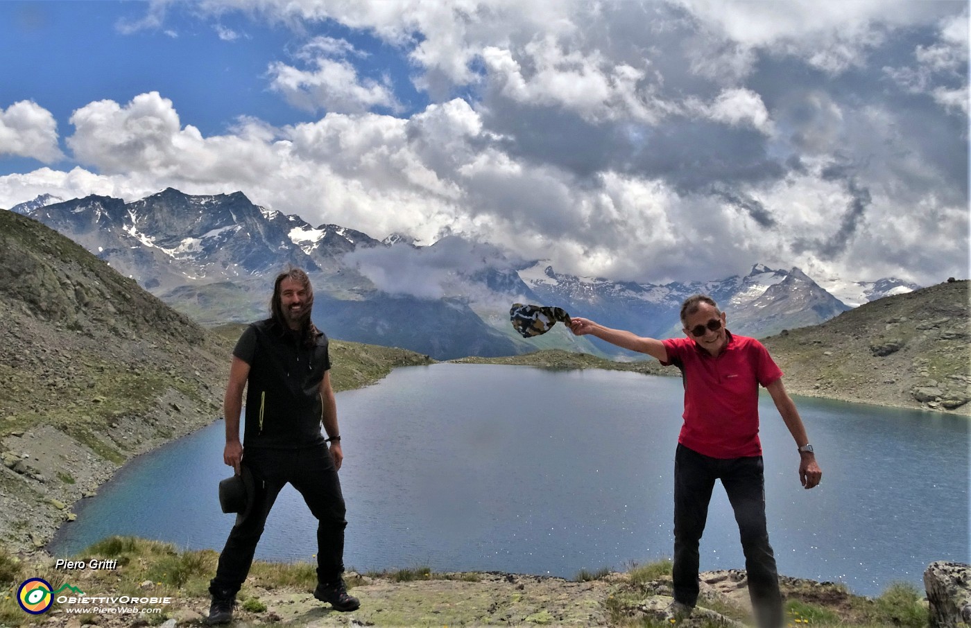 41 Lej da la Tscheppa (2617 m) visto da punto panoramico (2654 m).JPG -                                